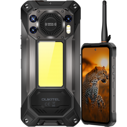 Telefoane Mobile Oukitel - Telefon rugged Oukitel WP61 Plus, 5G, 6.78-inch 120Hz, Dimensity 7025, 12GB RAM, 512GB, NFC, 2W DMR Walkie Talkie, 20000mAh, Android 16