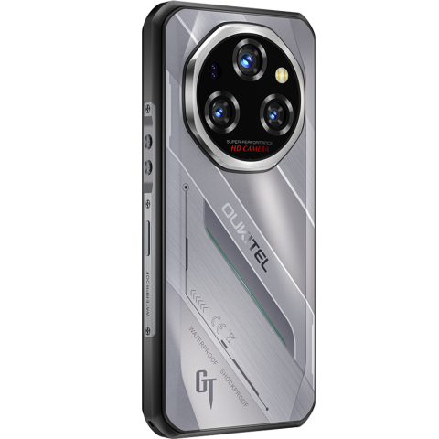 Telefon rugged Oukitel WP62, 5G, 6.6" IPS 120Hz, Dimensity 7025, 12GB RAM, 512GB, NFC, 11000mAh, Android 15, Silver [5]