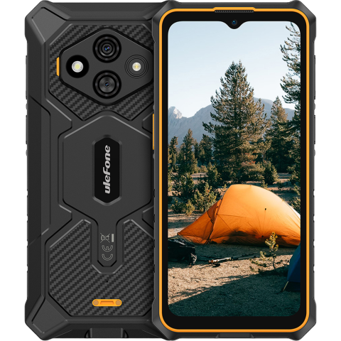 Produse Ulefone - Telefon rugged Ulefone RugKing 3 Pro 4G, Octa-Core T7250, 8GB RAM, 128GB, 6.56" HD+, NFC, Android 15, Orange