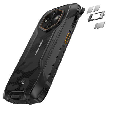 Telefon rugged Ulefone RugKing 4 Pro, 4G, Octa-Core T7250, 8GB RAM, 256GB, 6.56" HD+, NFC, 10000mAh, Android 15, Black [12]