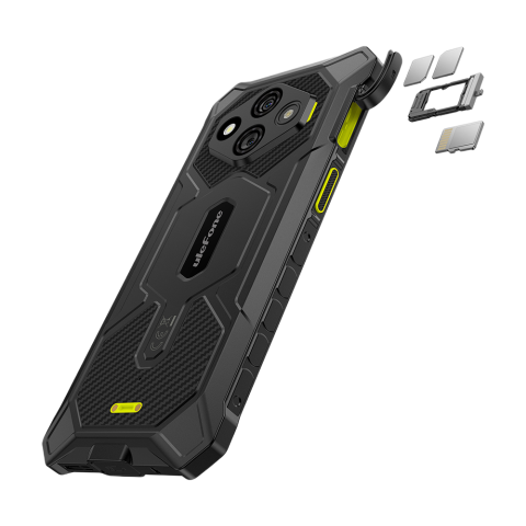 Telefon rugged Ulefone RugKing 3 Pro 4G, Octa-Core T7250, 8GB RAM, 128GB, 6.56" HD+, NFC, Android 15, Green [6]