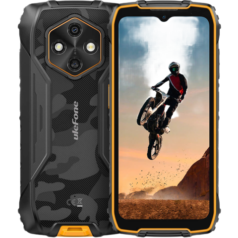 Telefon rugged Ulefone RugKing 4 Pro, 4G, Octa-Core T7250, 8GB RAM, 256GB, 6.56" HD+, NFC, 10000mAh, Android 15, Orange [1]