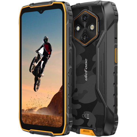 Telefoane Mobile Ulefone - Telefon rugged Ulefone RugKing 4 Pro, 4G, Octa-Core T7250, 8GB RAM, 256GB, 6.56" HD+, NFC, 10000mAh, Android 15, Orange