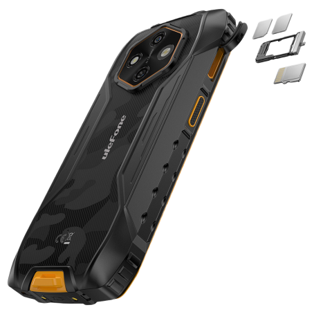 Telefon rugged Ulefone RugKing 4 Pro, 4G, Octa-Core T7250, 8GB RAM, 256GB, 6.56" HD+, NFC, 10000mAh, Android 15, Orange [21]