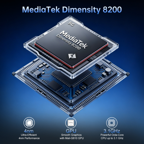 Telefon rugged Unihertz 8849 Tank X, 5G, Proiector Video Full HD, 6.78" 120Hz, Dimensity 8200, 16GB RAM, 512GB, NFC, 17600mAh, Android 15 [7]