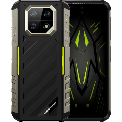 Ulefone Armor 22, 4G, Dual SIM, 6.58" 120Hz, Octa-Core Helio G98, 8GB RAM, 128GB, NFC, Android 13, Green [1]