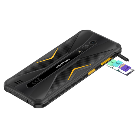 Telefon Ulefone Armor X12 Pro, 4G, Dual SIM 5.45" HD, Octa-Core Helio G36, 4GB RAM, 64GB, NFC, Android 14, Orange [5]
