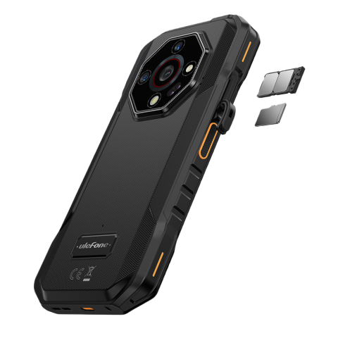 Telefon rugged Ulefone Armor X32, 4G, Helio G91, 5.65" 90Hz, 6GB RAM, 128GB, NFC, Android 15, Orange [12]