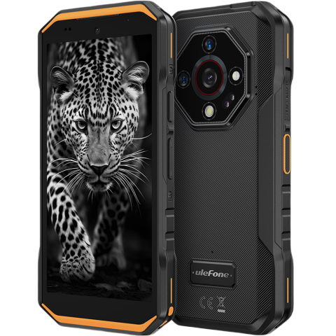 Telefon rugged Ulefone Armor X32, 4G, Helio G91, 5.65" 90Hz, 6GB RAM, 128GB, NFC, Android 15, Orange [1]