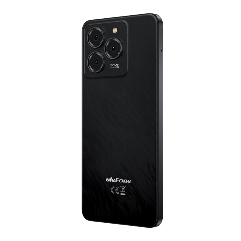 Ulefone Note 20 Pro, 4G, 6.75" HD+ 90Hz, 8-Core T606, 4GB RAM, 256GB, 50MP, 6000mAh, Android 14, Satin Black [12]