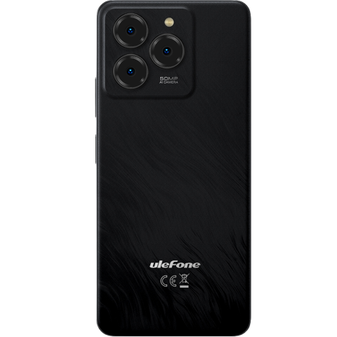 Ulefone Note 20 Pro, 4G, 6.75" HD+ 90Hz, 8-Core T606, 4GB RAM, 256GB, 50MP, 6000mAh, Android 14, Satin Black [5]