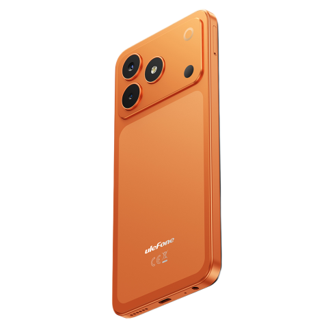 Ulefone Note 23, 4G, Dual SIM, 6.56" 90Hz, Octa-Core T7100, 3GB RAM + 32GB, GPS, Camera 8MP + 5MP, Face Unlock, 5000mAh, Android 16 Go, Orange [14]