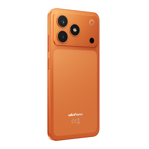 Ulefone Note 23, 4G, Dual SIM, 6.56" 90Hz, Octa-Core T7100, 3GB RAM + 32GB, GPS, Camera 8MP + 5MP, Face Unlock, 5000mAh, Android 16 Go, Orange [23]