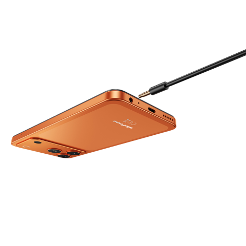 Ulefone Note 23, 4G, Dual SIM, 6.56" 90Hz, Octa-Core T7100, 3GB RAM + 32GB, GPS, Camera 8MP + 5MP, Face Unlock, 5000mAh, Android 16 Go, Orange [19]