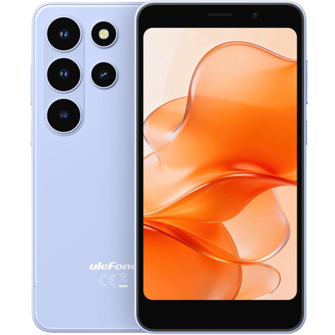 Telefoane Mobile Ulefone - Telefon Ulefone Note 22, 4G, Dual SIM, 5" HD , Octa-Core T7100, 32GB, GPS, Face Unlock, 3000mAh, Android 16 Go, Sky Blue