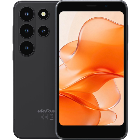 Telefoane Mobile Ulefone - Telefon Ulefone Note 22, 4G, Dual SIM, 5" HD , Octa-Core T7100, 32GB, GPS, Face Unlock, 3000mAh, Android 16 Go, Black