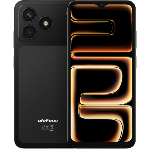 Telefon Ulefone Note 23, 4G, Dual SIM, 6.56" 90Hz, Octa-Core T7100, 32GB, GPS, Camera 8MP + 5MP, Face Unlock, 5000mAh, Android 16 Go, Black [1]