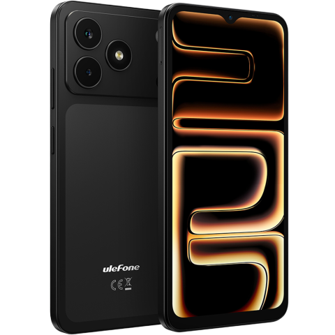 Telefoane Mobile Ulefone - Telefon Ulefone Note 23, 4G, Dual SIM, 6.56" 90Hz, Octa-Core T7100, 32GB, GPS, Camera 8MP + 5MP, Face Unlock, 5000mAh, Android 16 Go, Black