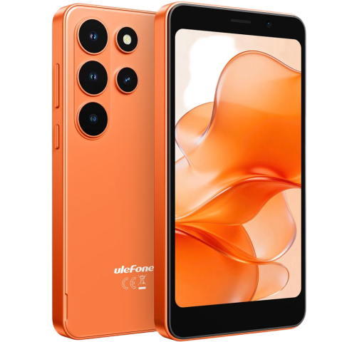 Telefon Ulefone Note 22, 4G, Dual SIM, 5" HD , Octa-Core T7100, 32GB, GPS, Face Unlock, 3000mAh, Android 16 Go, Orange [1]