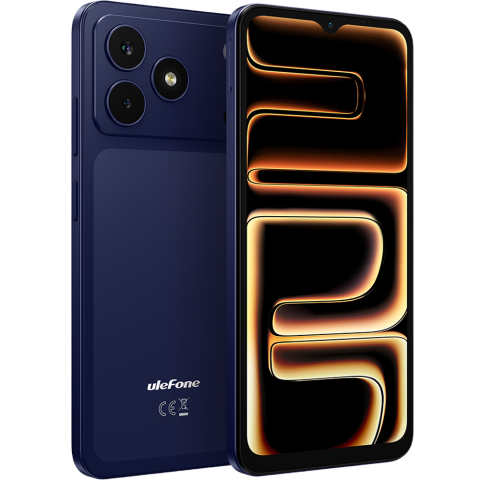 Telefoane Mobile Ulefone - Telefon Ulefone Note 23, 4G, Dual SIM, 6.56" 90Hz, Octa-Core T7100, 32GB, GPS, Camera 8MP + 5MP, Face Unlock, 5000mAh, Android 16 Go, Blue
