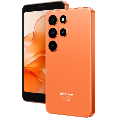 Telefon Ulefone Note 22, 4G, Dual SIM, 5" HD , Octa-Core T7100, 32GB, GPS, Face Unlock, 3000mAh, Android 16 Go, Orange [2]