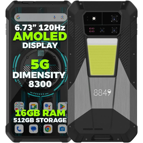 Telefoane & Tablete Unihertz - Telefon Unihertz Shark 3 5G Dimensity 8300 512GB 11600mAh 120W NFC Android 14