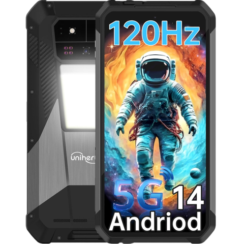 Produse Unihertz - Telefon Unihertz SHARK 3, 5G, Dual SIM, AMOLED 6.73" 120Hz, Dimensity 8300, 16GB RAM, 512GB, NFC, 11600mAh, Android 14