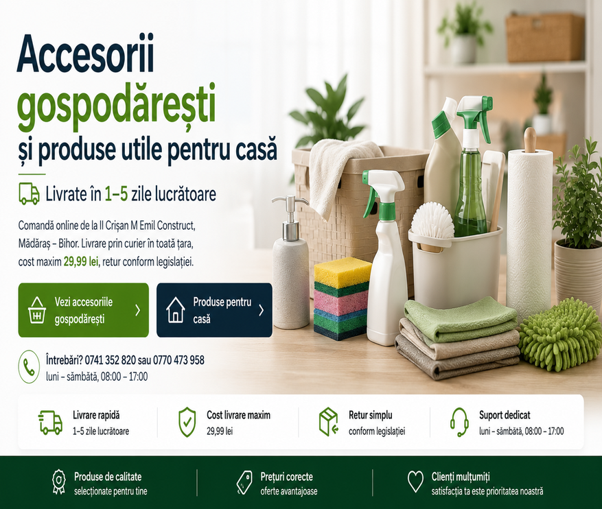 Accesorii gospodărești.
