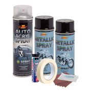 Kit complet reparatie si vopsire jante culoare Negru Metalizat, V2 [2]