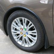 Set 4 buc. ornament protectie aripa din cauciuc culoare neagra [4]