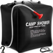 Dus solar suspendat pentru camping sau plaja, capacitate 40l, culoare Neagra [3]