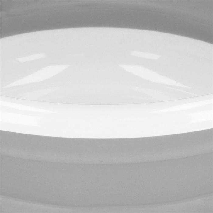 Lighean pliabil, rotund, din plastic si silicon, 37x15cm, 9litri, gri [10]