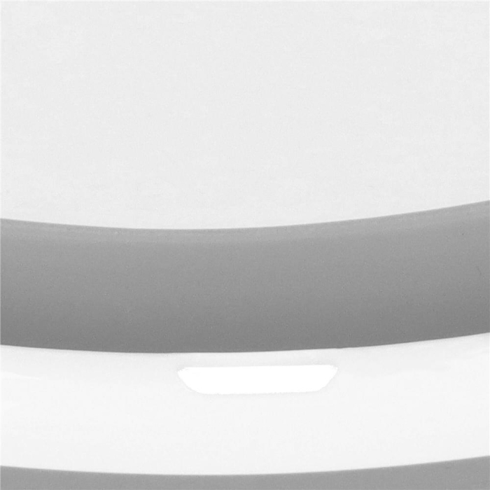 Lighean pliabil, rotund, din plastic si silicon, 37x15cm, 9litri, gri [9]