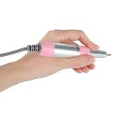 Freza electrica pentru manichiura si pedichiura,65W,6 capete,roz [5]