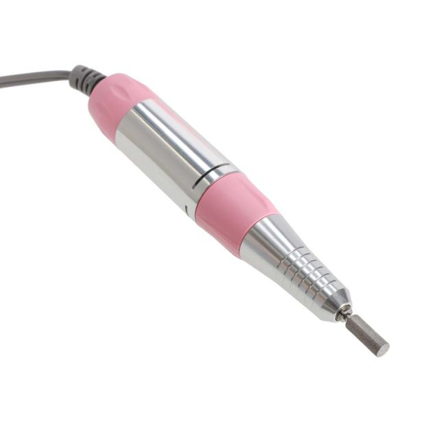 Freza electrica pentru manichiura si pedichiura,65W,6 capete,roz [6]