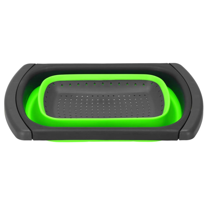 Strecuratoare pliabila pentru chiuveta, din plastic si silicon, brate extensibile, lungime 38-60cm [14]