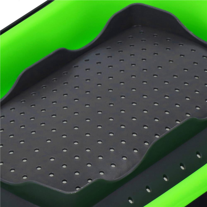 Strecuratoare pliabila pentru chiuveta, din plastic si silicon, brate extensibile, lungime 38-60cm [3]