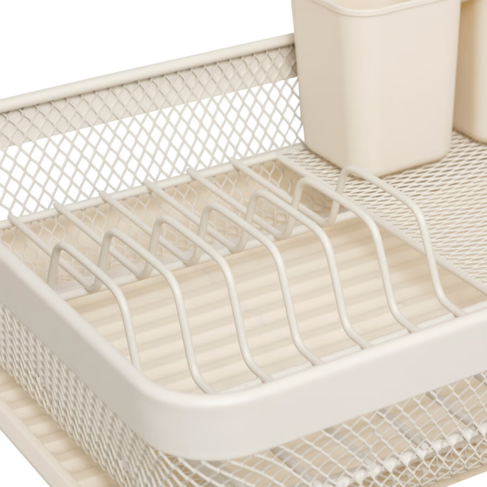 Suport vase 5Five Mayaj cu 1 nivel, otel si plastic, 43x32x13 cm, bej [4]