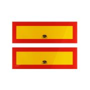 Accesorii auto - Placute reflectorizante pentru camioane 10x30 cm