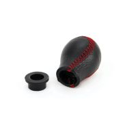 Nuca schimbator de viteza din piele cu cusatura rosie [1]