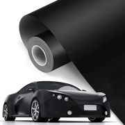 Tuning - Folie auto pentru colantare integrala, Termoplastica, cu tehnologie "BUBBLE FREE", culoare Negru, finisaj Mat, dimensiune 3,0m x 1,52m