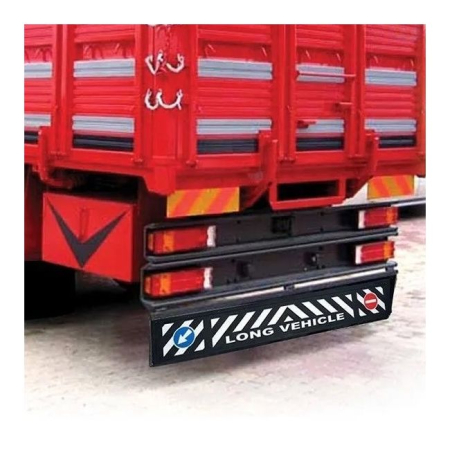 Accesorii auto - Aparatoare de noroi pentru camioane, inscriptionata, din cauciuc, dimensiune 240 x 35 cm