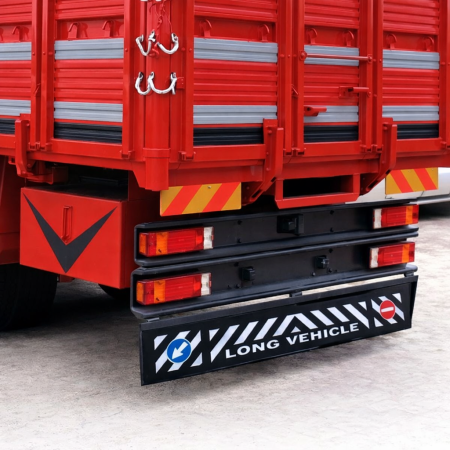 Accesorii auto - Aparatoare de noroi pentru camioane, inscriptionata, din cauciuc, dimensiune 240 x 35 cm