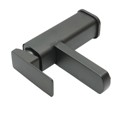Baterie lavoar monocomanda, finisaj negru mat, montaj stativ, otel inoxidabil, accesorii incluse [3]