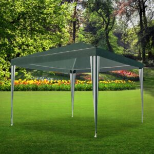 Decor exterior - Cort pavilion de gradina, 300×300 cm, impermeabil cu rezistenta UV, verde