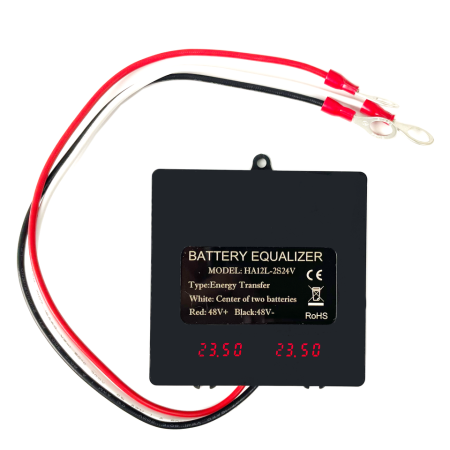 Accesorii Casa - Egalizator alimentare baterii 2 x 24V pentru sisteme fotovoltaice 48V, cu display LCD