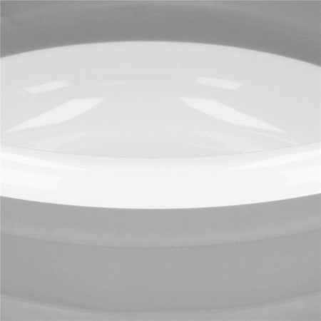 Lighean pliabil, rotund, din plastic si silicon, 37x15cm, 9litri, gri [9]
