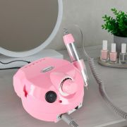 Freza electrica pentru manichiura si pedichiura,65W,6 capete,roz [1]