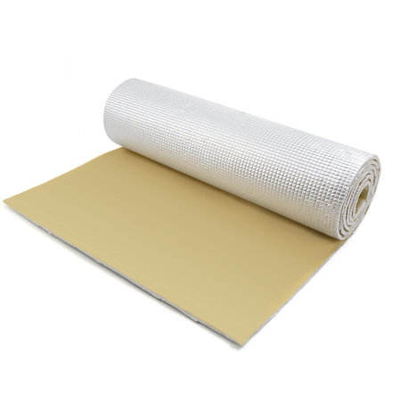 Accesorii Autoturisme - Material insonorizant auto cu strat din aluminiu, dimensiune 100cm x 100 cm x 6mm