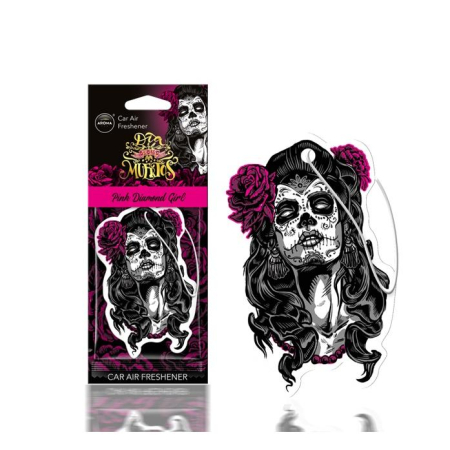 Auto & Iluminat - Odorizant Auto AROMA DIA DE LOS MUERTOS Pink Diamond Girl